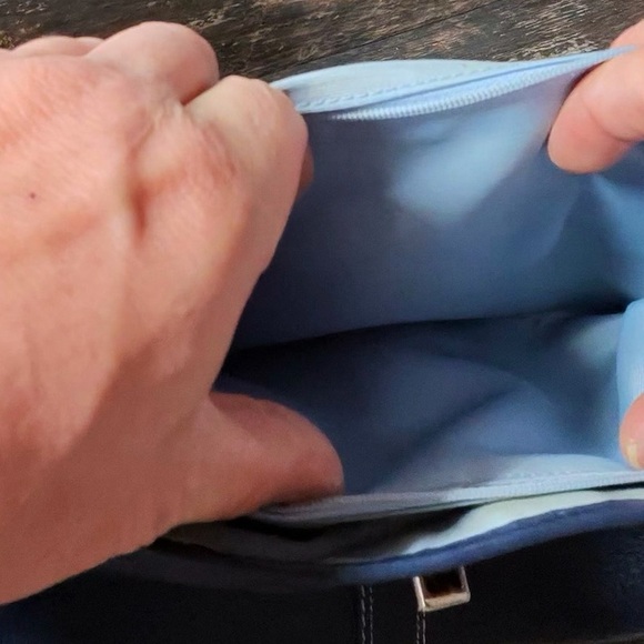 Coach Dark Blue Crossbody Bag Purse - Picture 12 of 13